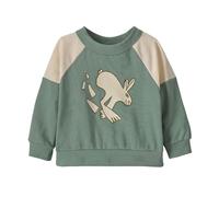 Patagonia - Baby Crew Sweatshirt - Sweatshirt enfant Leave Only Footprints: Cover Green - 2 ans
