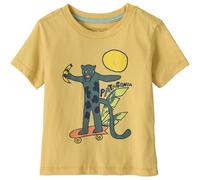 Patagonia - Baby Graphic T-Shirt - T-shirt enfant Jaguar Boogie: Limestone Yellow - 4 ans
