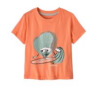 Patagonia - Baby Graphic T-Shirt - T-shirt enfant Surf Shelly: Peach Sherbet - 18 mois