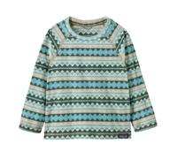 Patagonia - Baby Micro D Crew - Polaire enfant Diamond Stripe: Snowmelt Blue - 5 ans