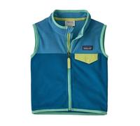 Patagonia - Baby Micro D Snap-T Vest - Polaire sans manches enfant Aquatic Blue - 4T