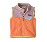 Patagonia - Baby Micro D Snap-T Vest - Polaire sans manches enfant Peach Sherbet - 3 ans