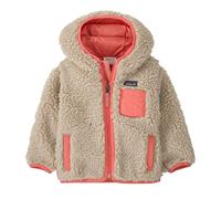 Patagonia - Polaire molletonnée coupe-vent - Baby Retro-X Hoody Natural w/Sparkle Pink - Taille Enfant 3 ans - Beige Beige 3 ans
