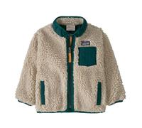 Patagonia - Baby Retro-X Jacket - Polaire enfant Natural w/Cascade Green - 3 ans