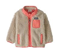 Patagonia - Baby Retro-X Jacket - Polaire enfant Natural w/Sparkle Pink - 6 - 12 mois