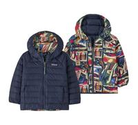 Patagonia - Baby Reversible Down Sweater Hoody - Doudoune - 3 Years - let's chat new navy
