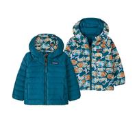 PATAGONIA Baby Reversible Down Sweater Hoody - Enfant - Bleu - taille 4T- modèle 2027