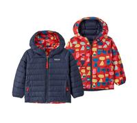 Patagonia - Baby Reversible Down Sweater Hoody - Doudoune enfant Forest Being: Sizzle Red - 4 ans