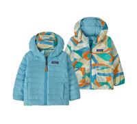Patagonia - Baby Reversible Down Sweater Hoody - Doudoune enfant Smudge: Rutabaga White - 18 mois