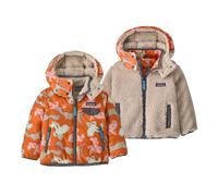 Patagonia - Baby Reversible Tribbles Hoody - Veste d'hiver - 4 Years - bunny life marigold
