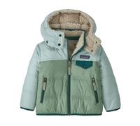 Patagonia - Veste réversible - Baby Reversible Tribbles Hoody Ellwood Green - Taille Enfant 3 ans - Bleu Bleu 3 ans