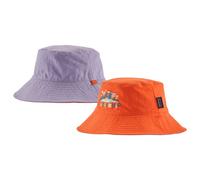 Patagonia - Baby Sun Bucket Hat - Chapeau - 2-5 Years - fitz roy superbloom pollinator orange
