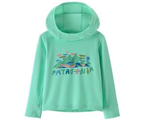 Patagonia - Baby's Cap SW Hoody - Sweat à capuche - 4 Years - fitz roy superbloom early teal