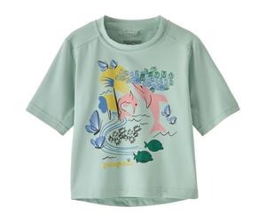 Patagonia - Baby's Cap SW T-Shirt - Lycra - 3-6 Months - pink dolphins thin ice