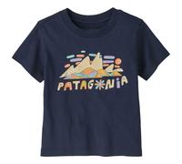 Patagonia - Baby's Graphic T-Shirt - T-shirt - 3-6 Months - fitz roy superbloom new navy