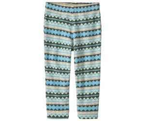 Patagonia - Baby's Micro D Bottoms - Pantalon polaire - 6-12 Months - diamond stripe snowmelt blue