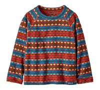 Patagonia - Baby's Micro D Crew - Pull polaire - 2 Years - diamond stripe sizzle red