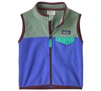 Patagonia - Baby's Micro D Snap-T Vest - Polaire sans manches - 6-12 Months - fitz roy massif eddy blue