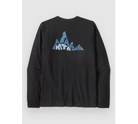 Patagonia - L/S Berm Logo Responsibili-Tee - Haut à manches longues - XL - black