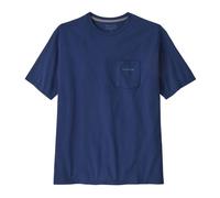 Patagonia - Boardshort Logo Pocket Responsibili-Tee - T-shirt homme Clement Blue - XL