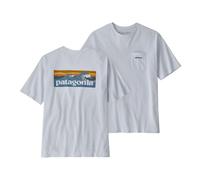 Patagonia - Boardshort Logo Pocket Responsibili-Tee - T-shirt homme White - L