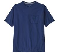 Patagonia - Boardshort Logo Pocket Responsibili-Tee - T-shirt - M - clement blue