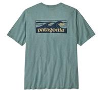 Patagonia - Boardshort Logo Pocket Responsibili-Tee - T-shirt - XXL - blue sage