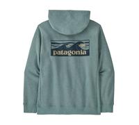 Patagonia - Sweat à capuche - M's Boardshort Logo Uprisal Hoody Blue Sage pour Homme en Coton - Taille L - Bleu Bleu L