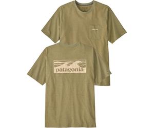 Patagonia - Boardshort urbain pratique - M's Boardshort Logo Pocket Responsibili-Tee Gumtree Green pour Homme en Coton - Taille XL - Vert Vert XL
