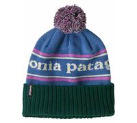 Patagonia - Bonnet à pompon - Powder Town Beanie Park Stripe: Barnacle Blue - Bleu Bleu