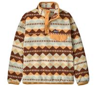 Patagonia - Boy's Lightweight Synchilla Snap-T Pullover - Pull polaire - S - diamond stripe flurry green