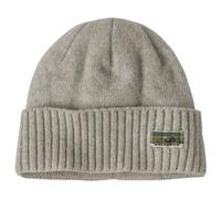 Patagonia - Bonnet à revers - Brodeo Beanie OG Legacy Label: Crisp Grey en Nylon - Gris Gris