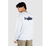 Patagonia Cap Cool Daily Graphic Longsleeve Lycra blanc XL