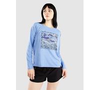 Patagonia Cap Cool Daily Graphic Lycra à longues manches bleu S