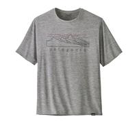 Patagonia - T-shirt respirant - M's Cap Cool Daily Graphic Shirt Stratapeaks: Feather Grey pour Homme - Taille 149 - Gris Gris 149