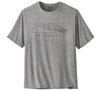 Patagonia - Cap Cool Daily Graphic Shirt - T-shirt technique - M - stratapeaks feather grey