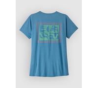 Patagonia - W's Cap Cool Daily Shirt - Mother Rays - T-shirt femme Shore Blue - Light Shore Blue X-Dye - S
