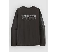 Patagonia - M's L/S Cap Cool Daily Shirt - Hut Tripper - T-shirt anti uv homme Black - L