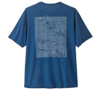 Patagonia Cap Cool Daily Shirt - Spoke Stencil Men 45479 Clement Blue - Light Clement Blue X-Dye Bleu XXL