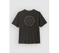 Patagonia Cap Cool Daily - Spoke Stencil T-Shirt noir S