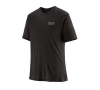 Patagonia T-shirt Cap Cool Merino Blend Graphic Shirt – Heritage Header Noir – Homme M