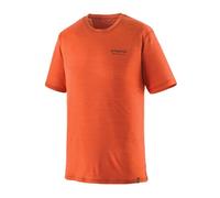 Patagonia – T-shirt technique Cap Cool Merino – mérinos respirant – Coal Orange – Homme S