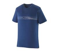 Patagonia - Cap Cool Merino Graphic Shirt - T-shirt homme Strata Stripe: Clement Blue - L