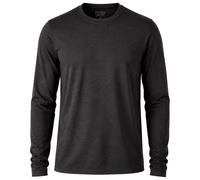 Patagonia - Cap Cool Merino LS Blend Black - M - Tee-shirt de rando