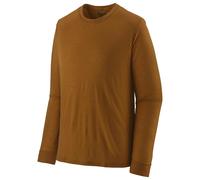 Haut technique PATAGONIA M's L/S Cap Cool Merino Blend Shirt (Wolf Brown) Homme L