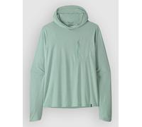 Patagonia - Cap Cool Sun Hoody - T-shirt technique - L - thermal blue / thin ice x-dye