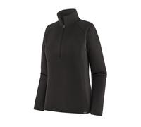 Patagonia - Sous-vêtement technique - W's Cap MW Zip Neck Black pour Femme Taille M, en Laine - Noir Noir M