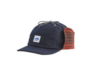 Patagonia - Casquette respirante avec cache-oreilles - Range Earflap Cap Cascade: Burnished Red en Coton - Taille M - Navy Navy M