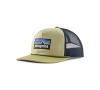 Patagonia - Casquette trucker de randonnée - Airfarer Cap P-6 Logo Weathered Stone en Coton - Vert Vert