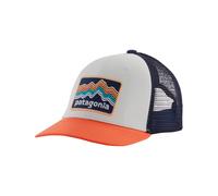 Patagonia - Casquette trucker en coton biologique - K's Trucker Hat Ridge Rise Stripe: Coho Coral - Orange Orange